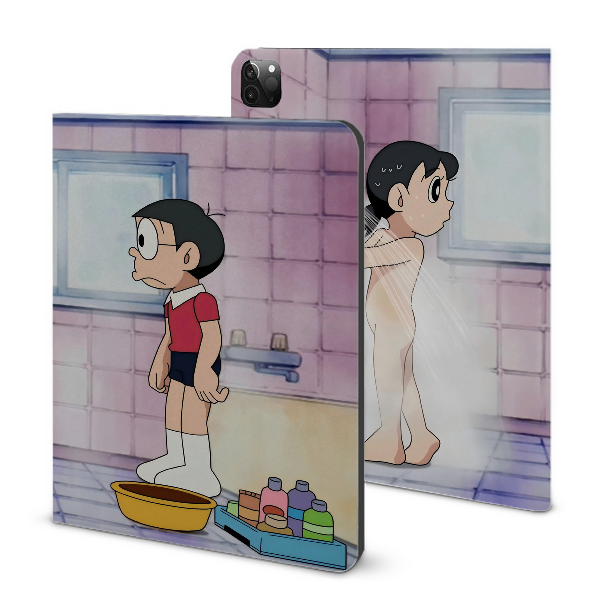 （画像用） ドラえもん Doraemon IPadケース ペンホルダー付き ブックスタイルデザイン